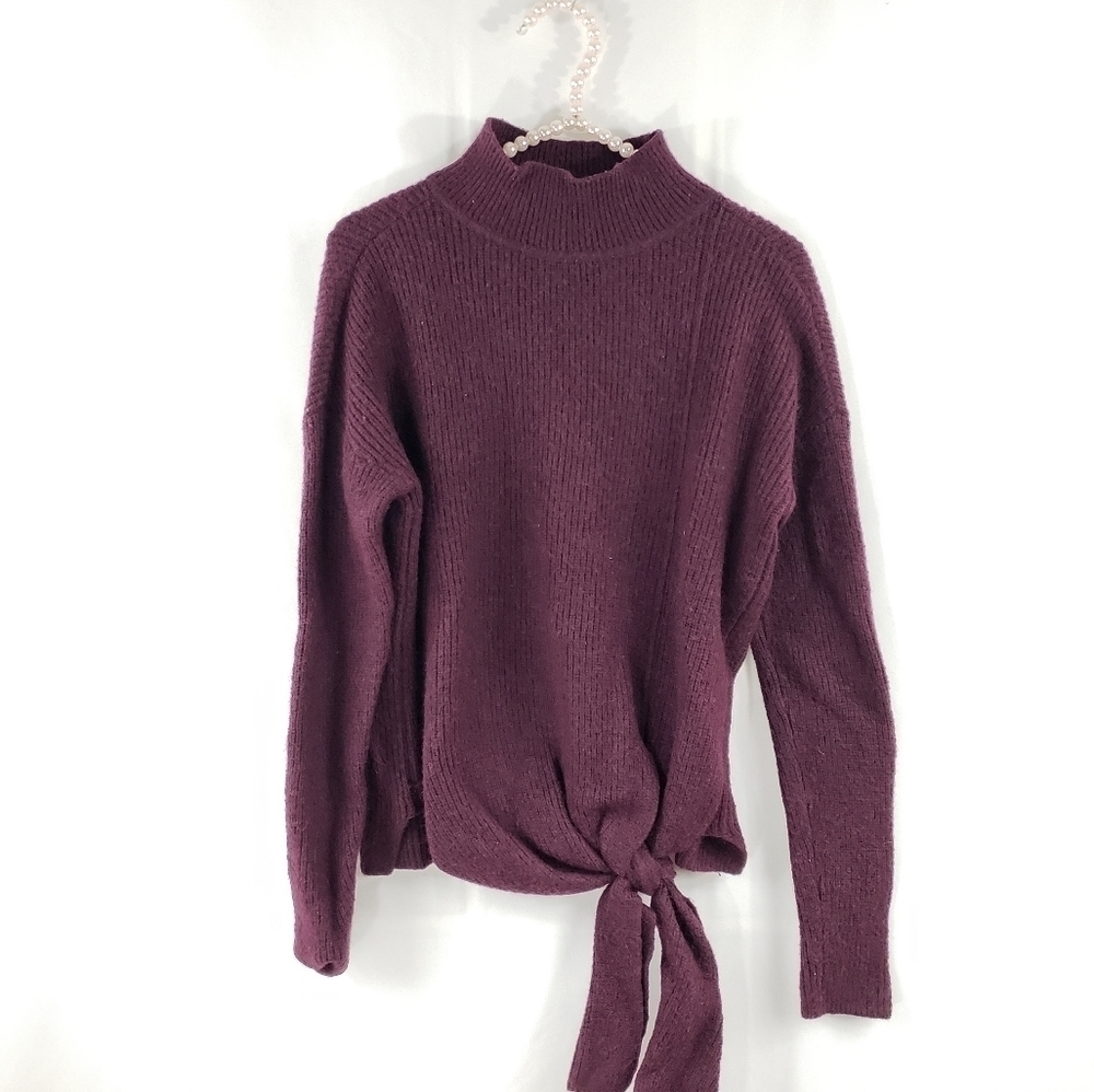 Halogen Wool Blend Ribbed Sweater - Picture 1 of 6